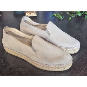 Fabiolas Womens 9 9.5 EU 40 Suede Leather Espadrille Slip On Loafers Spain Shoes